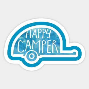 Happy Camper pun Sticker